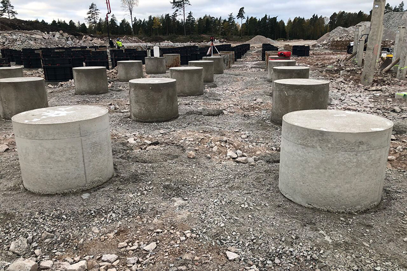 FORSKALING SØYLE GEOTUB Ø  30 H-60 CM 1/2 2