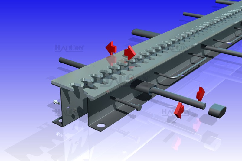 FUGE P TIEPPO H-180 MM DYBEL Ø20X600 C\C 50CM 3 MTR 1