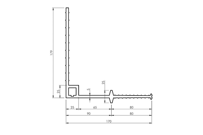 FUGEBÅND HYDRA D 330 VINKEL NITRIFLEX 1