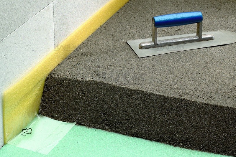 STØPEKANTISOLASJON M/ LIM 8 MM H = 150 MM PE FOLIE 25 MTR 1