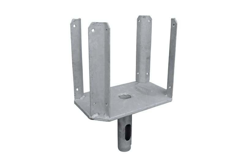 TOPPGAFFEL GALVANISERT 0