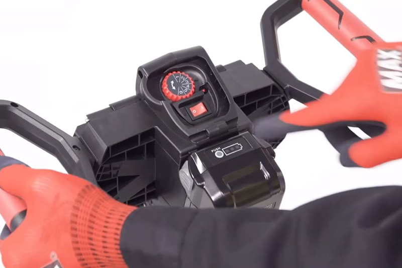 BINDEMASKIN MAX TW RB 401T-E MED 2 BATTERIER 2