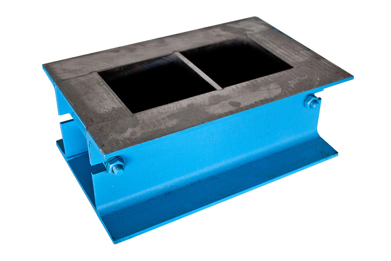 PRØVEFORM  STÅL  2-ROMS STÅL 100X100X100