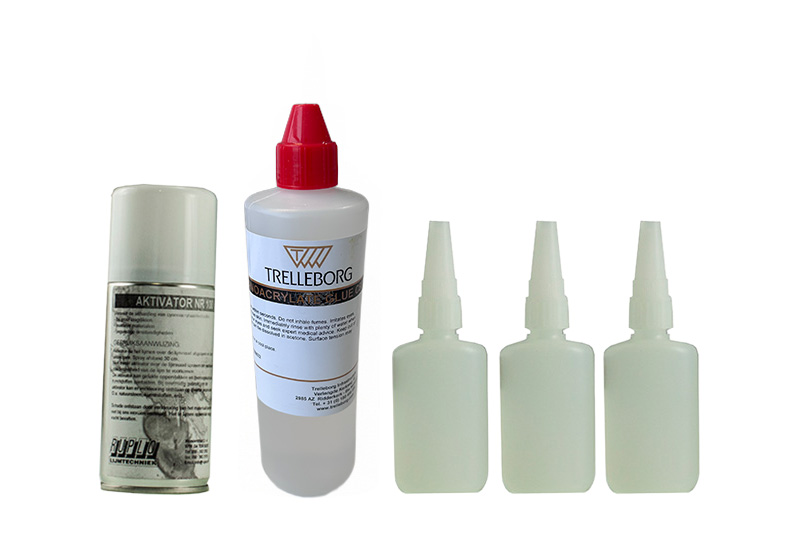 LIM TIL FUGEBÅND VULKING C60 0,5 KG  M/AKTIVATOR  OG FLASKER