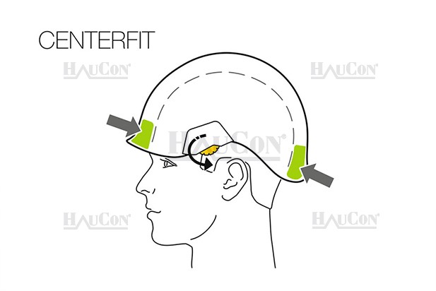 HJELM VERTEX VENT SIGNALGUL PETZL 0