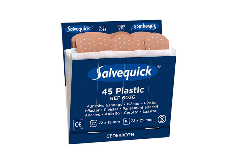 PLASTER PLAST SALVEQUICK 45 STK CEDERROTH