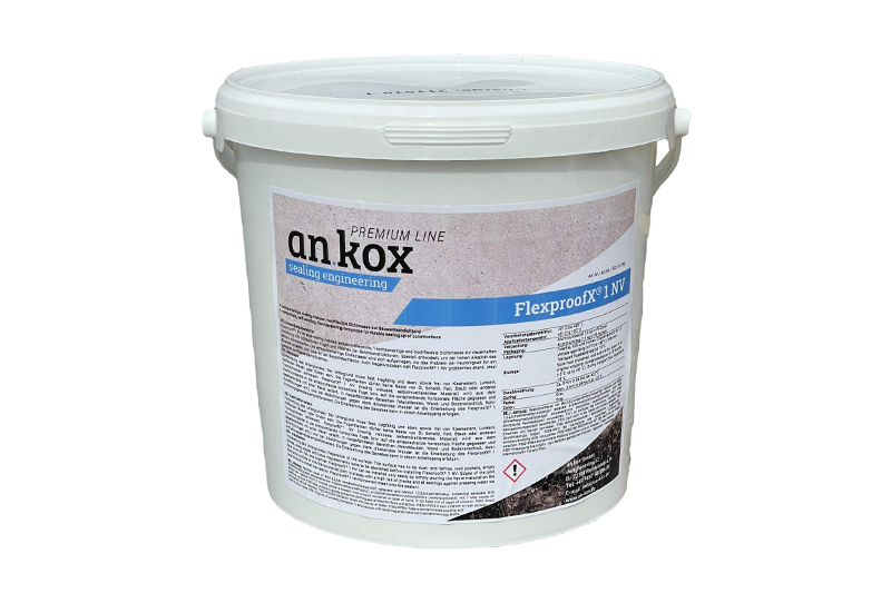 FUGEMASSE FLEXPROOFX 1 NV 7 GRÅ 7,5 KG.