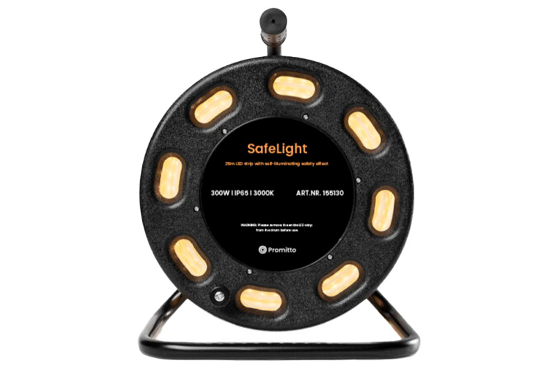 ARBEIDSLAMPE LEDSTRIP SAFELIGHT TROMMEL 1500LM/M 25 MTR