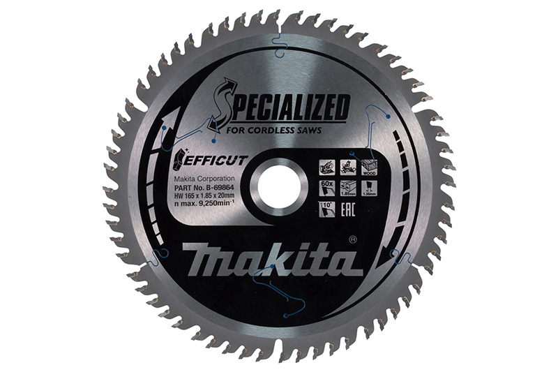 SIRKELSAGBLAD TRE 165X20 MM 60T MAKITA