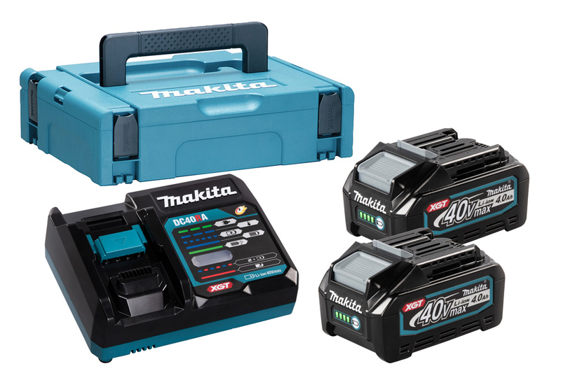 BATTERISETT MED LADER 4,0 AH 40V MAKITA