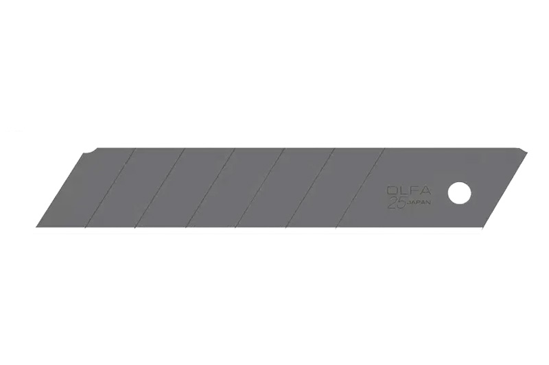 KNIVBLADER TIL OLFA 25MM * BLACK * 5 STK