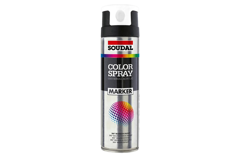 MERKESPRAY HVIT FLUOR SOUDAL
