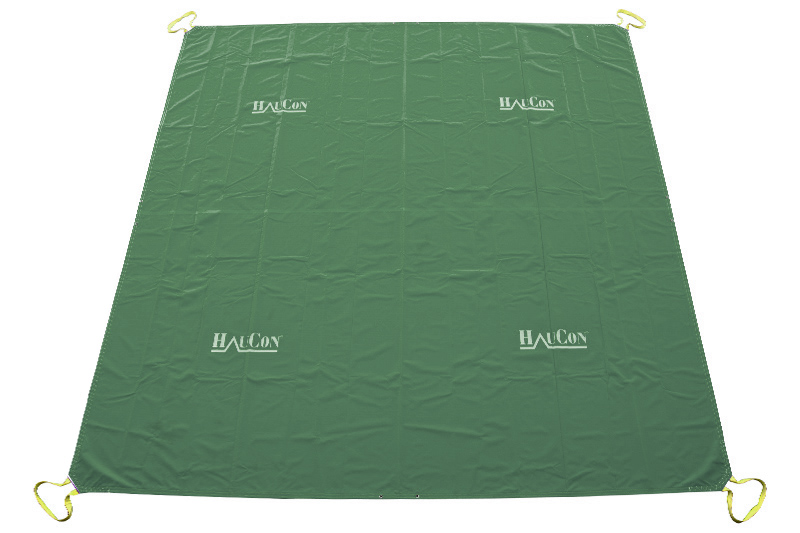 SNØSEIL HAUCON MED SKLISIKRING 6 X 6 M. 450 GR GRØNN 0