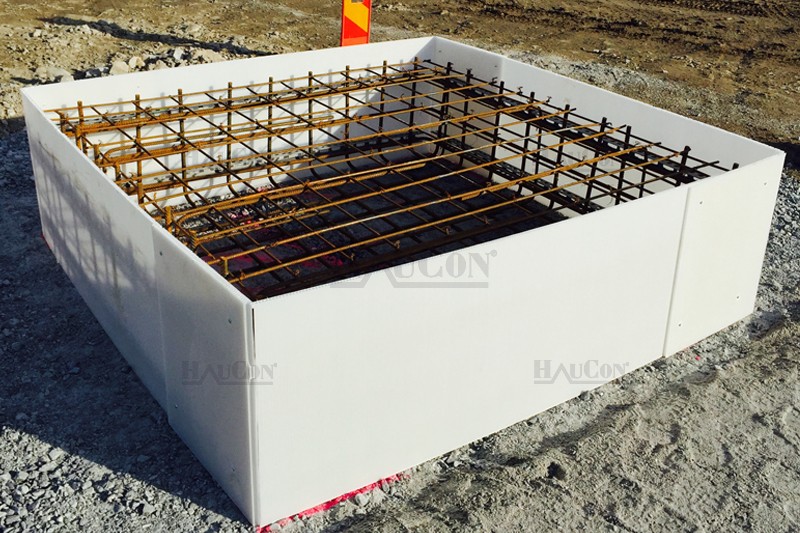 FUNDAMENTFORM HAUCON  3.0 X 2.4 M. 7,2 M2 3